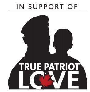 In Canada, we are raising awareness and support for True Patriot Love.