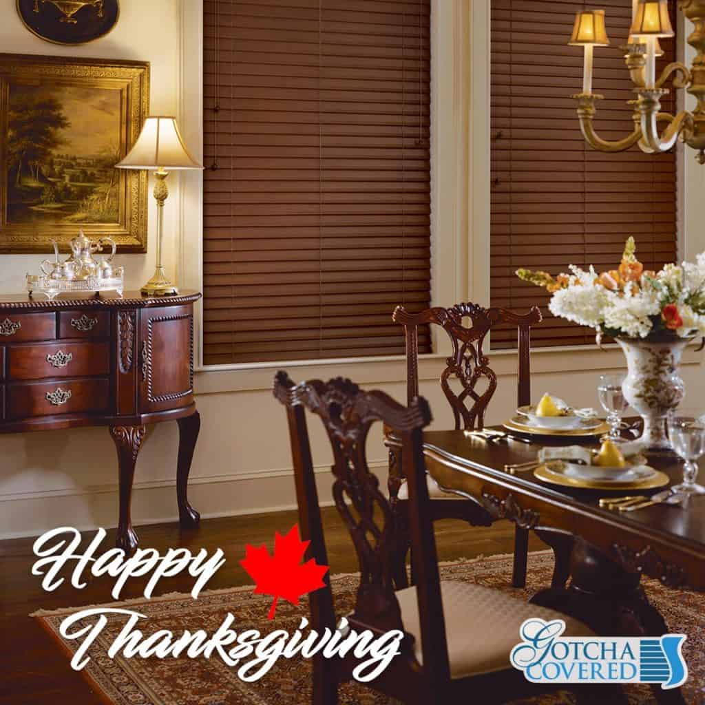Happy Thanksgiving to our friends and family in Canada!